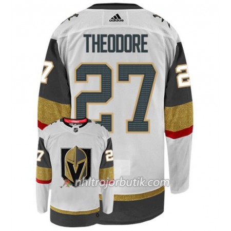 Män Ishockey Vegas Golden Knights Tröja SHEA THEODORE 27 Adidas Vit Authentic